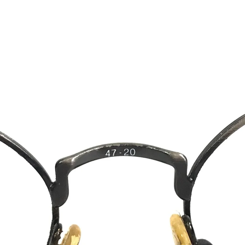 Bulova Eyeglasses Frames ANTIMONY Black Rustic Gray Round Full Rim 47-20-135